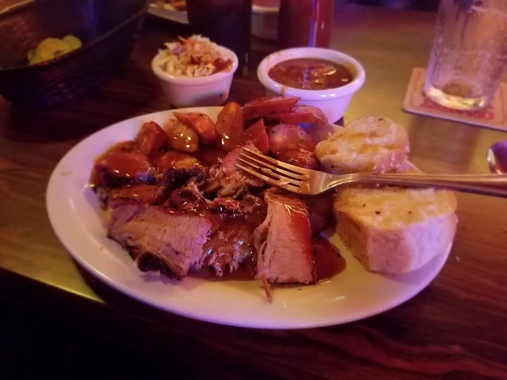 Brisket and Sausage