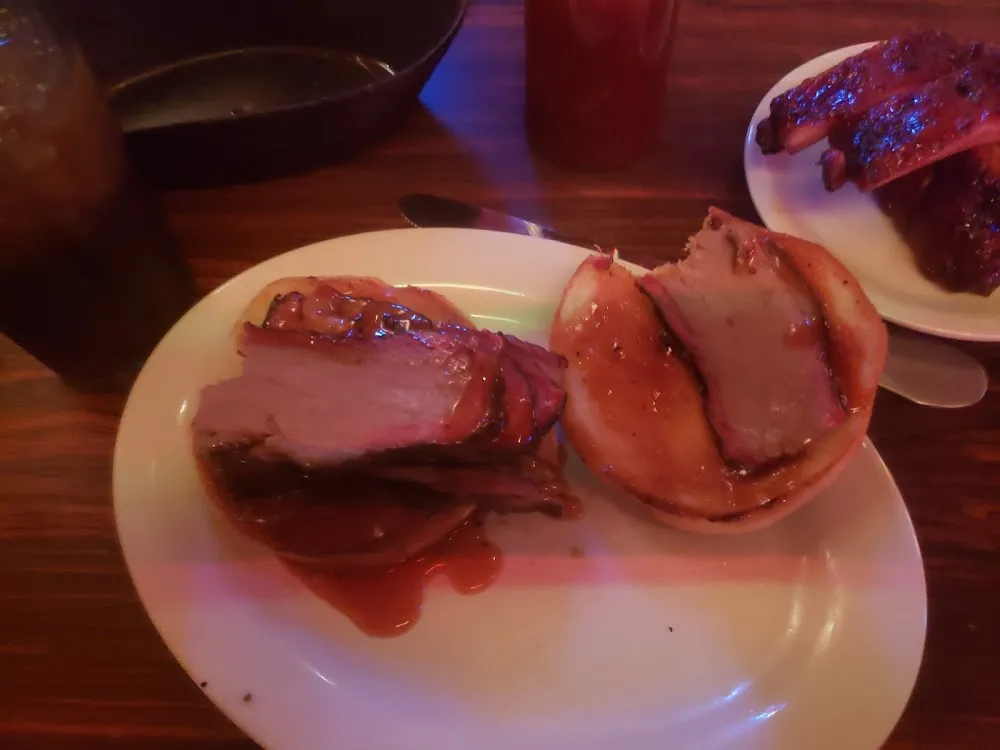 Sliced Brisket Sandwich